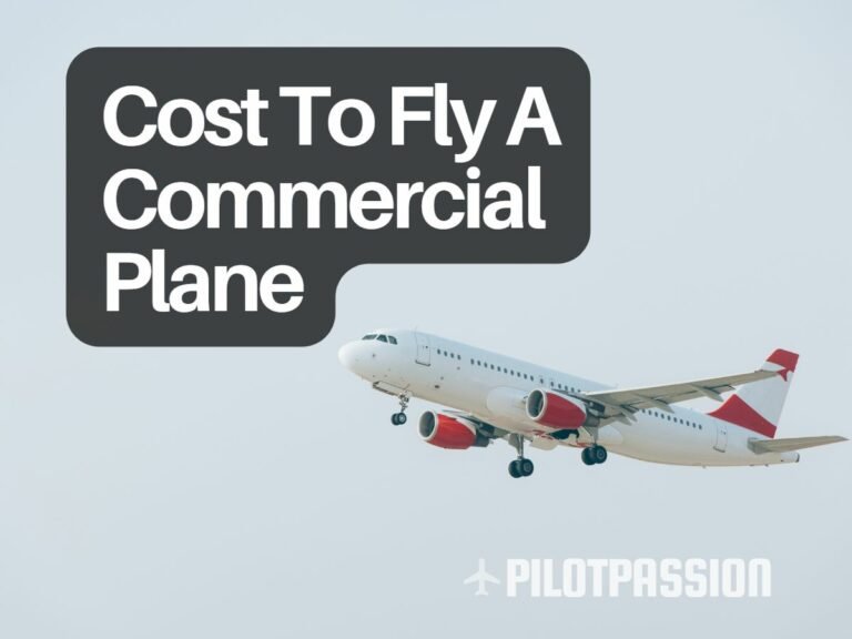 Cost To Fly A Commercial Plane