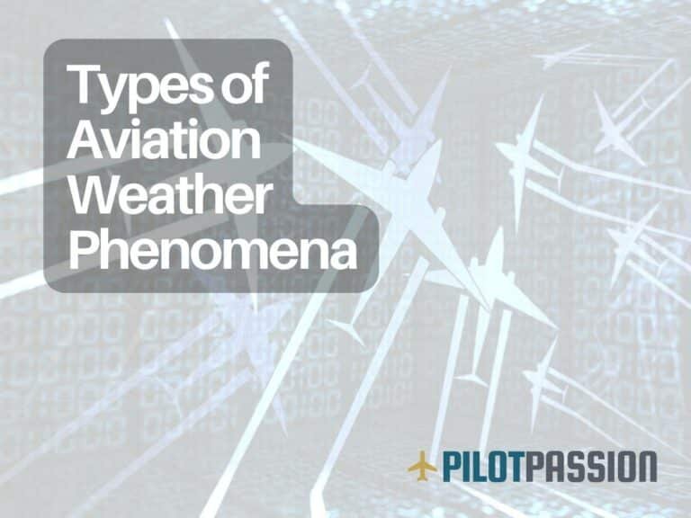 Types of Aviation Weather Phenomena